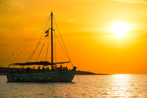 Sunset boat trip